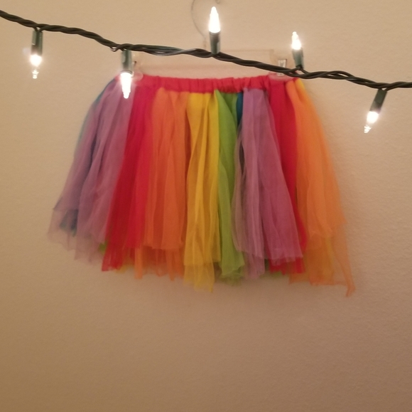 Rainbow tulle skirt - Picture 7 of 7